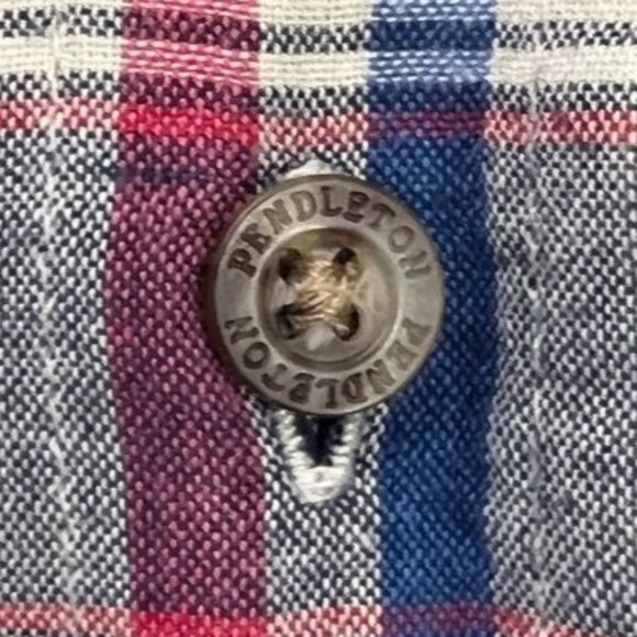 Pendleton Oceanside Plaid Button Up Collar Shirt | Medium - Picture 5 of 9